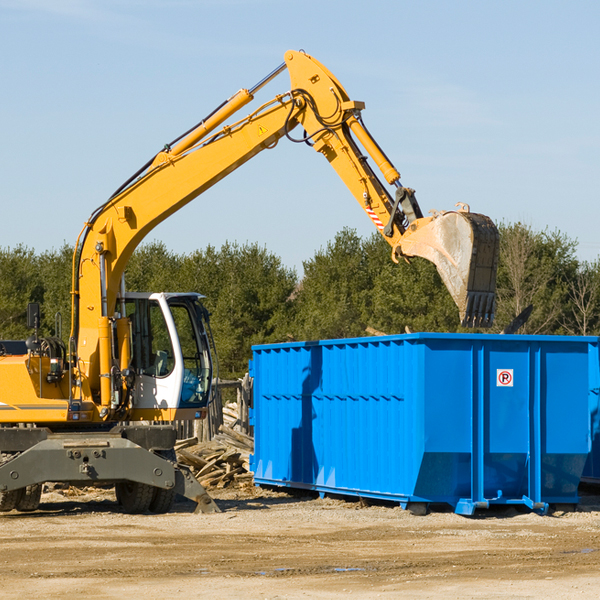 are there any restrictions on where a residential dumpster can be placed in Dobson North Carolina